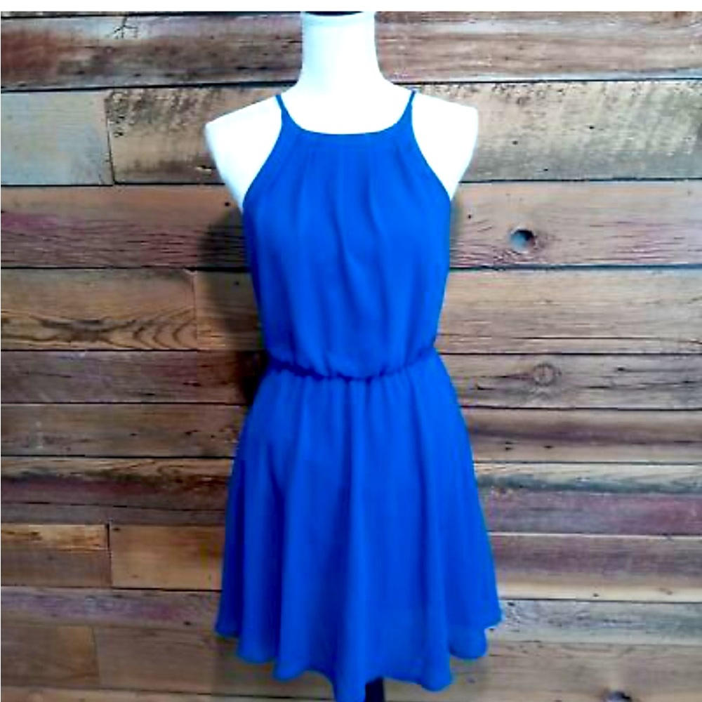 Francesca’s “Blue Rain” Royal Blue Dress Size XS